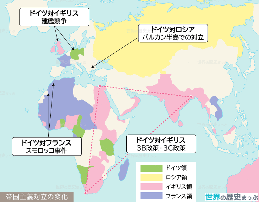 3C政策 帝国主義対立の変化 モロッコ事件